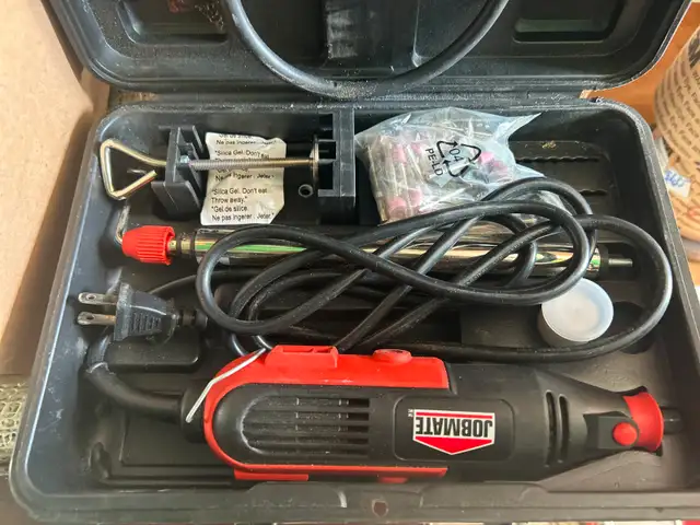 LIKE NEW Jobmate Rotary Tool Kit CordedAS PICTURED