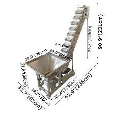 Elevating Rice Nut Conveyor Z Type Bucket Elevator Feeder 056747 - Photo 3