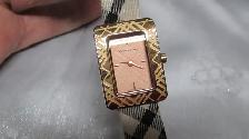 GOLD BURBERRY TANK STYLE WATCH  WOMEN’S WONDERFUL