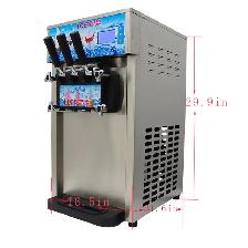 110V 3 Flavor Soft Ice Cream Machine 210022 - Photo 2