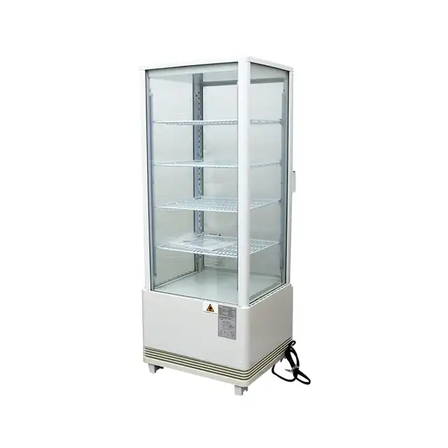 Promotion Refrigerator Glass Display Cabinet Showcase 210084