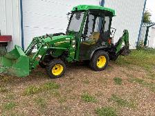 John Deere Tractor 2025 RHST and attachments.