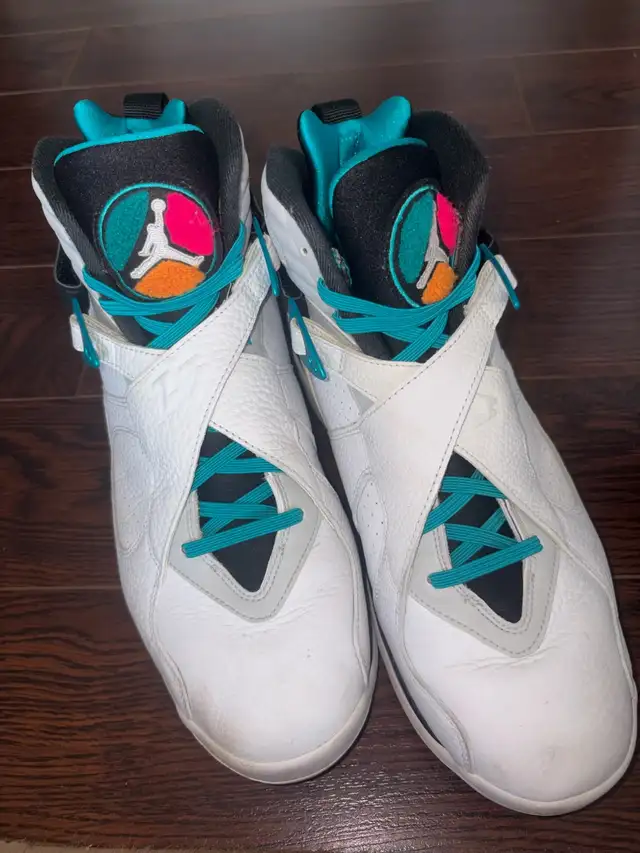 Nike Air Jordan 8 Retro South Beach 305381-113 Mens Shoes
