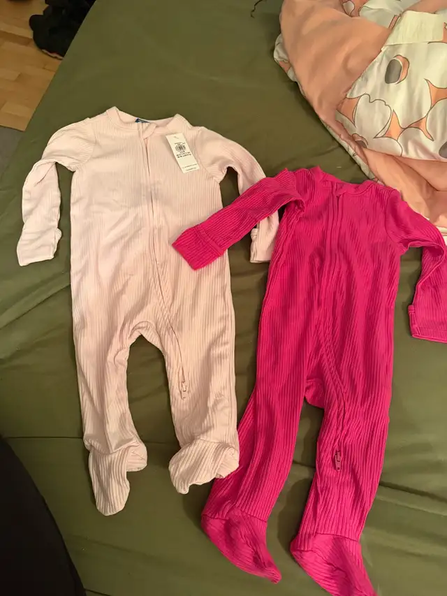 new baby girls pj size 3-6m