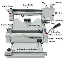 A4 Manual Hot Glue Book Binder 110V Indenting Function 026056 - Photo 9