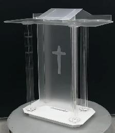 Acrylic Podium Pulpits Churches Plexiglass Lectern 220619 - Photo 3