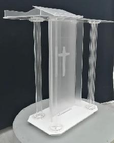 Acrylic Podium Pulpits Churches Plexiglass Lectern 220619 - Photo 6
