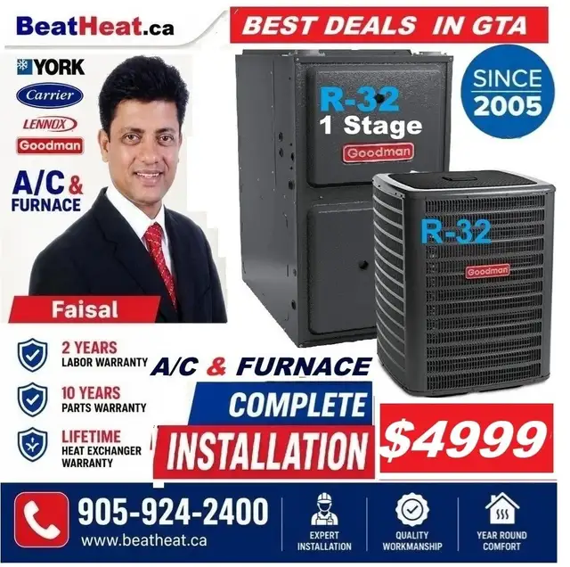 Replace Furnace and air conditioner with Higher efficiency