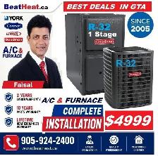 Replace Furnace and air conditioner with Higher efficiency