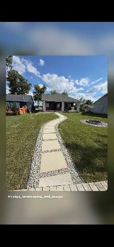 landscaping Sod lawn grass cutting trimming yard clean dumps - Photo 2