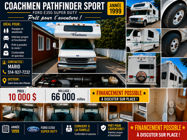 COACHMEN PATHFINDER SPORT 1999 – FORD E350 SUPER DUTY