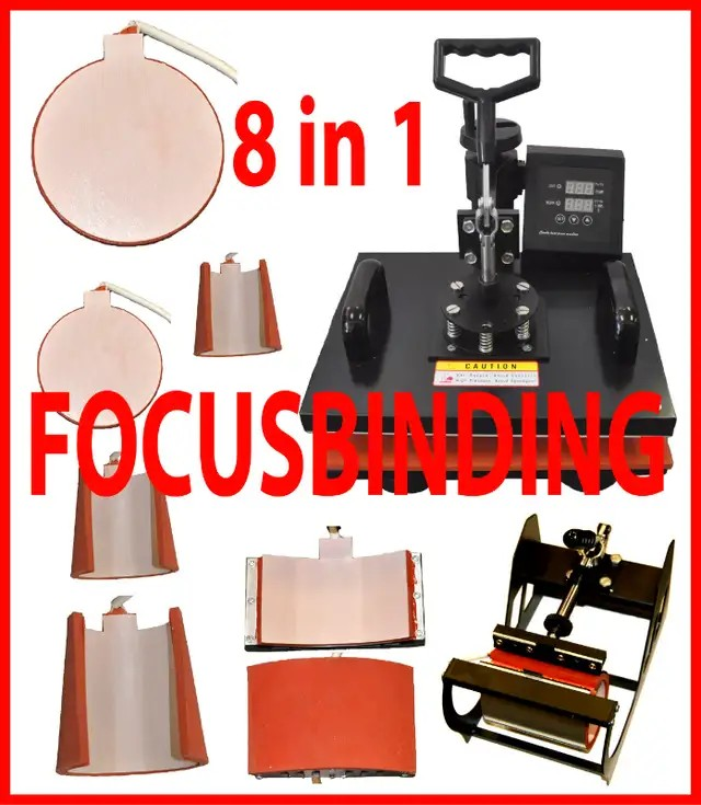 Super Duty 15x15' Multi function 8in1 Heat Press Transfer Tshirt