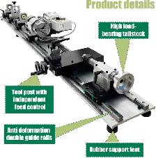 2-Head 2-Track Billiard Cue Repair Lathe Machine028366 - Photo 6