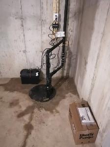 DRAIN SNAKE ROUGH IN WASHROOM SUMP PUMP ISSUE WATERPROOFING WET - Photo 4