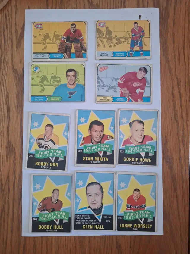 Carte hockey 1968-69