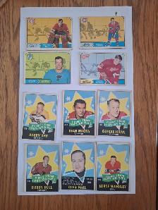 Carte hockey 1968-69
