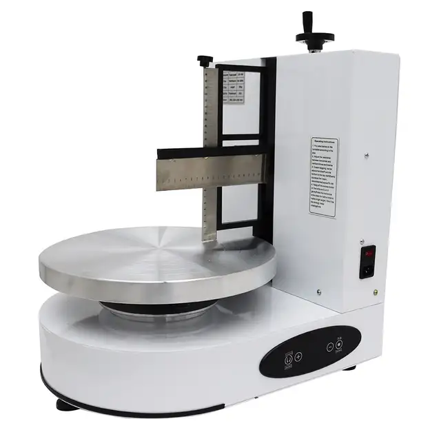 6-14'' White Cake Cream Spreader Coating Machine 110V 239653