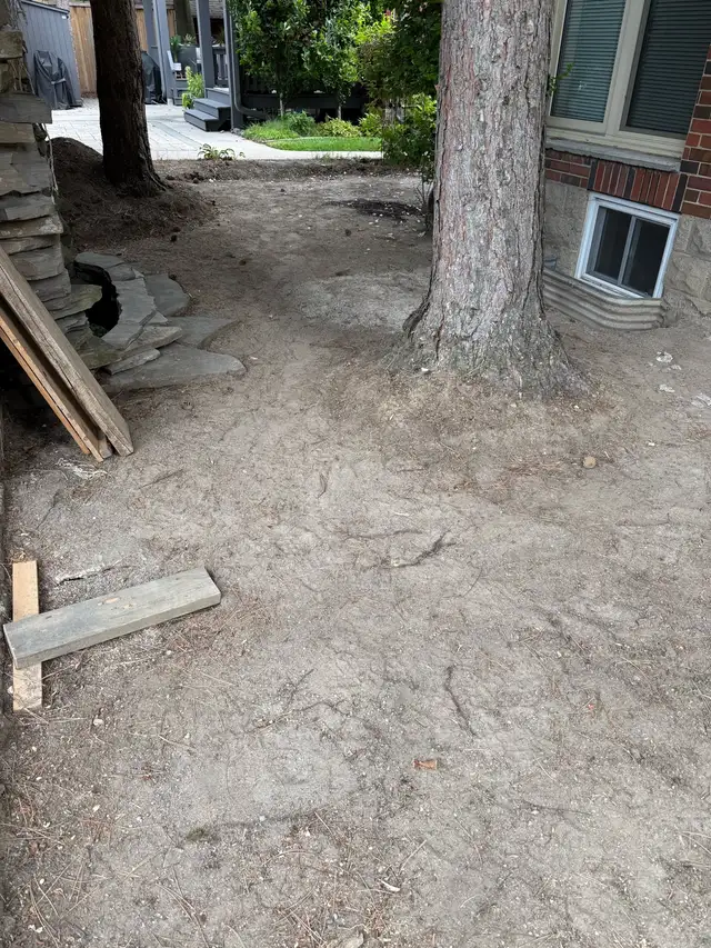 Looking for 2 guys to help finish a hardscape job.