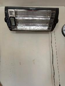 for heaters hanging on the wall for garage or workshop