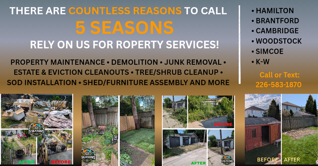Junk Removal •. Demolition • Landscaping • And More
