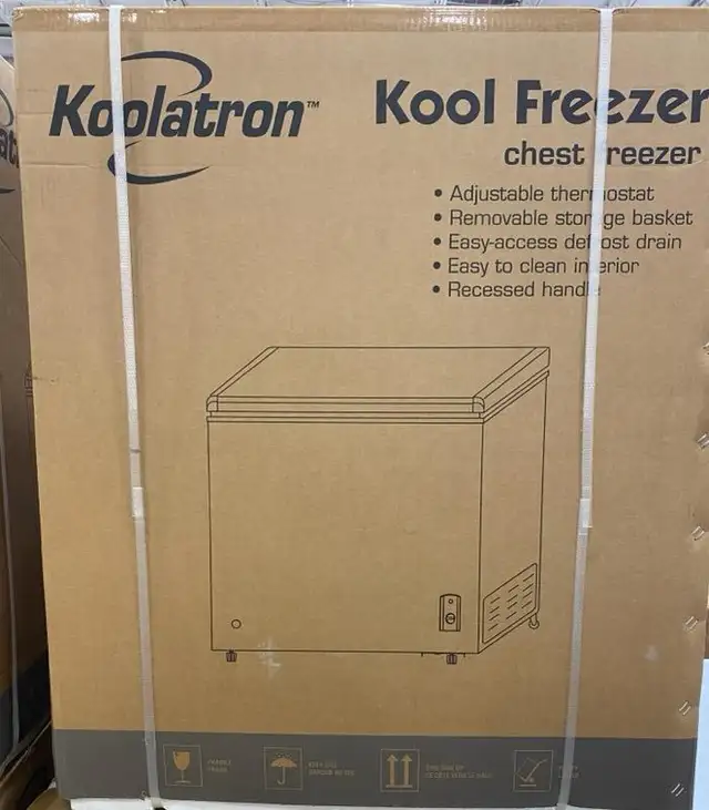 New 5.5 cu Apartment Size Chest Freezer,