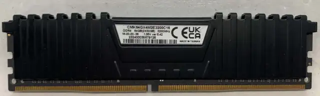 VENGEANCE  LPX DDR4 CMK 64GX4M2E 3200C 16 DDR4 64GB (2X32GB)