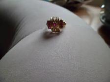 14 kt yellow gold Ruby and diamond ring - Photo 4