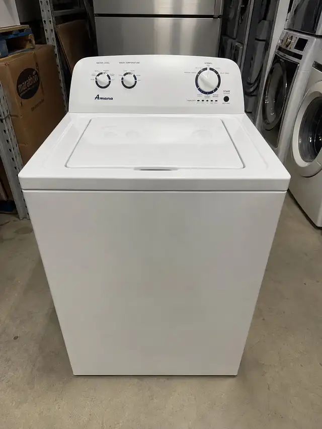 Washer - 27' Amana 4.4 Cu. Ft. Top Load - NTW4519JW2 - White