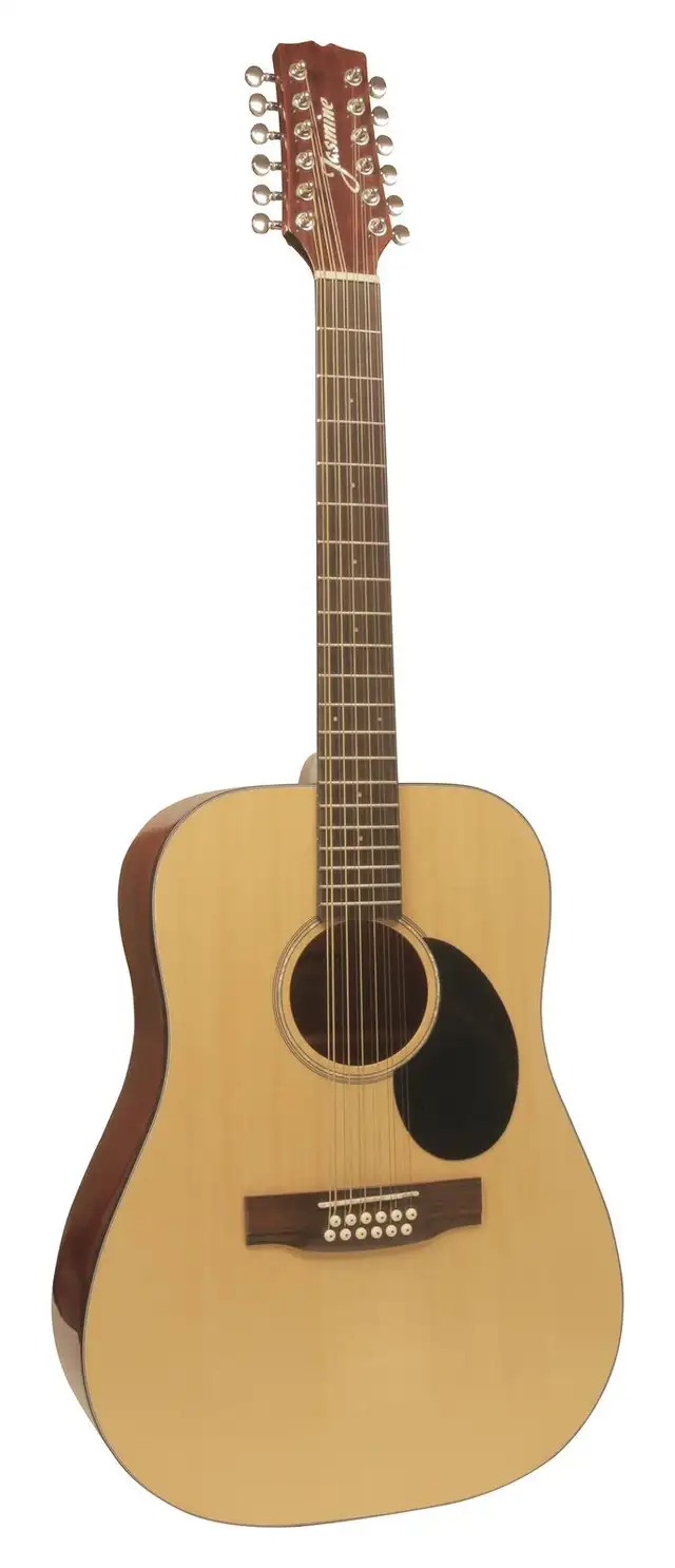 Jasmine JD36-12 Dreadnought 12 String Acoustic Guitar Natural