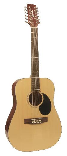 Jasmine JD36-12 Dreadnought 12 String Acoustic Guitar Natural