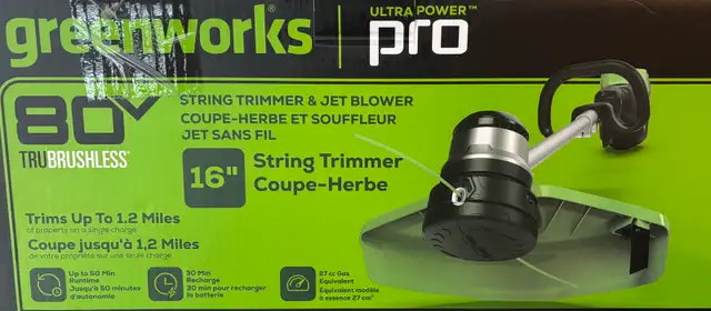 80v grass trimmer