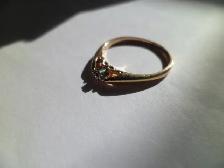 14kt yellow gold diamond ring - Photo 2
