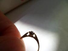 14kt yellow gold diamond ring - Photo 3
