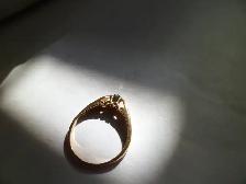 14kt yellow gold diamond ring - Photo 5