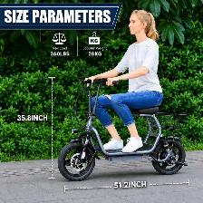 Power e-Scooter 750W 14' Tire Disc Break LED Highlight $299 - Photo 2