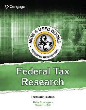 Federal Tax Research 13th Edition Sawyers 9780357988411