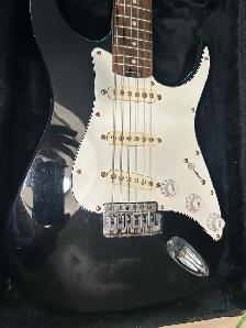 GUITAR & HARD TRANSPORT CASE