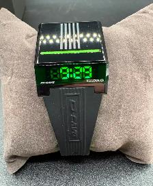 Special Edition Bulova 98c141 Computron D-Cave Digital Watch - Photo 3