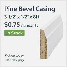 Bevel Baseboard 5-1/2" ( Wood $0.89/linear ft ) - Photo 2