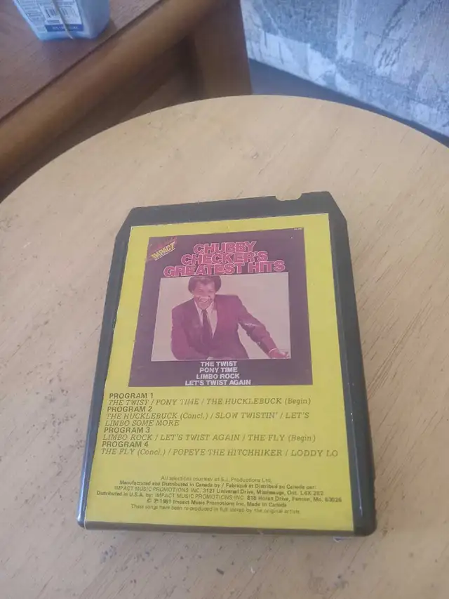 Chubby Checker Greatest Hits 8-Track