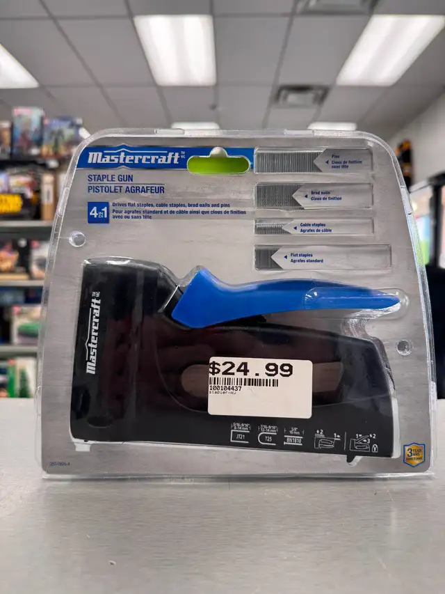 Mastercraft 4-in-1 Stapler - BRAND NEW
