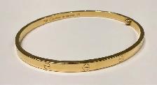 18Karat Love Style Bangle , Size 18