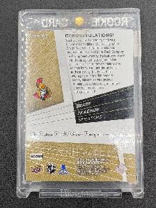 Upper Deck SPx 08-09 Retro Rookies Brady Tkachuk Autograph Gold - Photo 2