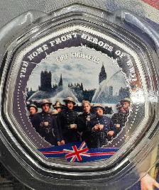 Homefront Heroes of WWII Limited Edition .999 Fine Silver Coin - Photo 2