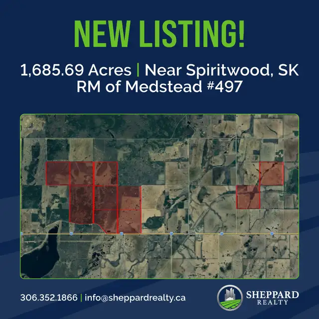 1,685.69 Acres | R.M. of Medstead #497 | Near Spiritwood, SK