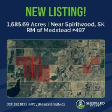 1,685.69 Acres | R.M. of Medstead #497 | Near Spiritwood, SK