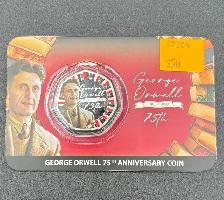 George Orwell 75th Anniversary .999 Fine Silver Coin