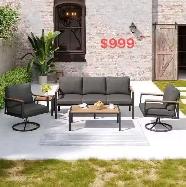 Brand New 5pcs  Patio Furniture with Swivel Chair Special $999 - Photo 2