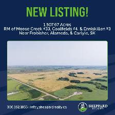 1507.67 Acres | 3 Seperate Listings | RMs 33, 4, 3