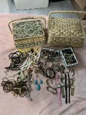 MOVING SALE - Sewing baskets and jewelry